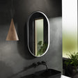 Aquarius Bathrooms Illuminated Mirror Black Aquarius Lumine Inset Framed LED Touch Sensor Pill Mirror - 800 x 500mm
