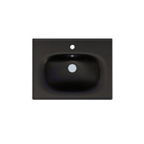 Imex Wall Mounted Vanity Unit Imex Croma Wall Mounted Single Drawer 600mm Vanity Unit with 1 Tap Hole Basin