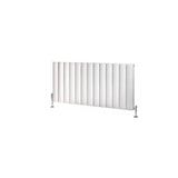 Eastbrook Panel Radiator Eastbrook Guardia Straight Horizontal Aluminium in Matt Anthracite