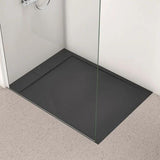 Ideal Standard Rectangle Shower Tray 1200 x 900 Ideal Standard Ultra Flat S i.life Shower Tray in Jet Black
