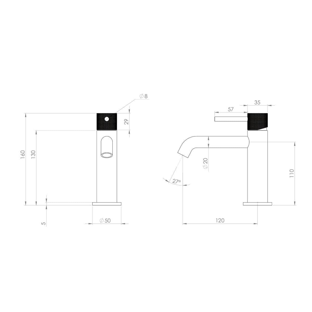 Saneux Mono Basin Tap Saneux Cos Deck Mounted Basin Mixer Tap