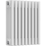 Aquarius Bathrooms Column Radiator 500mm x 425mm Aquarius Foundry Horizontal 4 Column Radiator in White