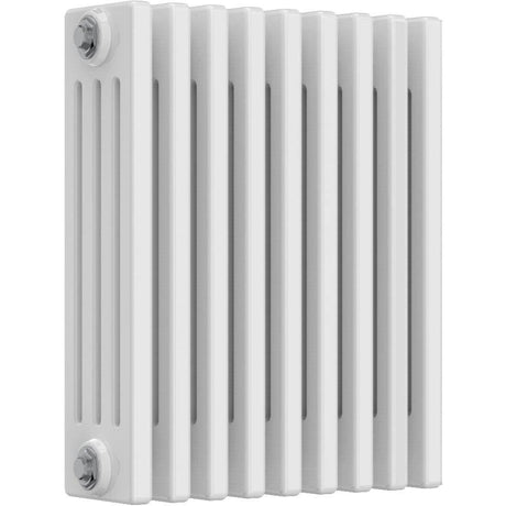 Aquarius Bathrooms Column Radiator 500mm x 425mm Aquarius Foundry Horizontal 4 Column Radiator in White