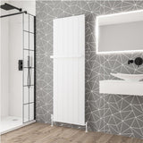 Eastbrook Panel Radiator 1800 x 610mm / Matt White Eastbrook Kingswood Slimline Vertical Aluminium Radiator