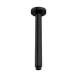 Crosswater Fixed Shower Arm Matt Black Crosswater MPRO 200mm Ceiling Shower Arm