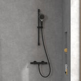 Villeroy & Boch Shower Riser Rail Villeroy & Boch Verve Riser Rail Shower Kit with Three Function Handset