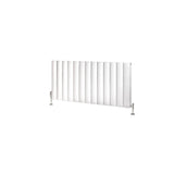 Eastbrook Guardia Straight Horizontal Aluminium in Matt White