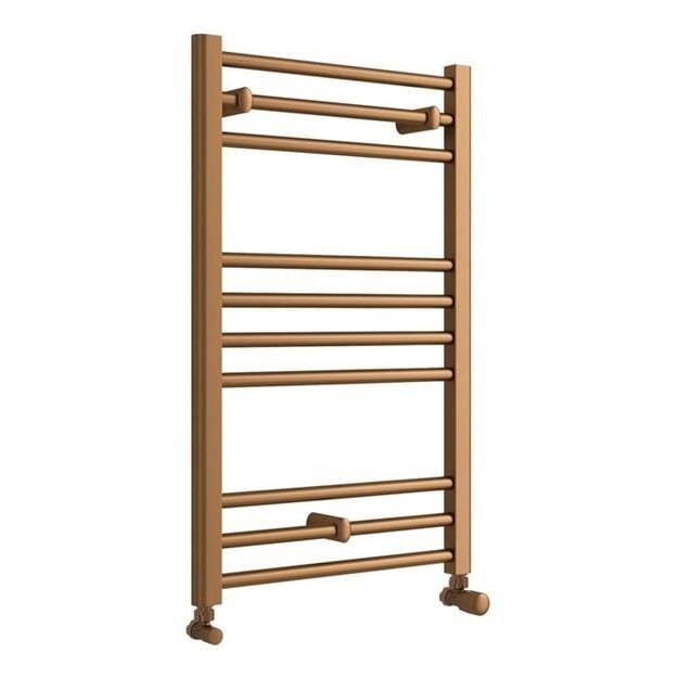 Aquarius Ladder Rail 800 x 500mm Aquarius Zanelli Towel Radiator in Brushed Bronze