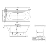 Villeroy & Boch Double Ended Bath Villeroy & Boch O.novo Double Ended Bath