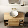 Crosswater Countertop Basin Brushed Brass Crosswater Circus 400mm Round Countertop Basin