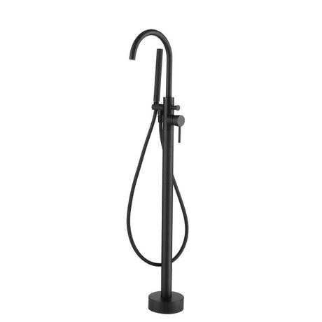 Aquarius Bathrooms Freestanding Bath Filler Aquarius RF-Series Floor Standing Bath Shower Mixer with Shower Kit