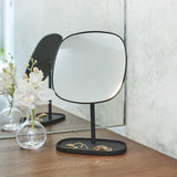 Smedbo Beslagsboden Glow Freestanding Square Magnifing Mirror with Tray