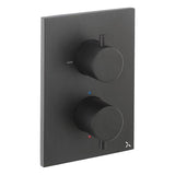 Crosswater Concealed Shower Valve Crosswater MPRO Crossbox 1 Outlet Trimset