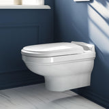 Villeroy & Boch Wall Hung Toilet White Wood - Soft Close Villeroy & Boch Hommage Traditional Wall Hung Toilet with Seat