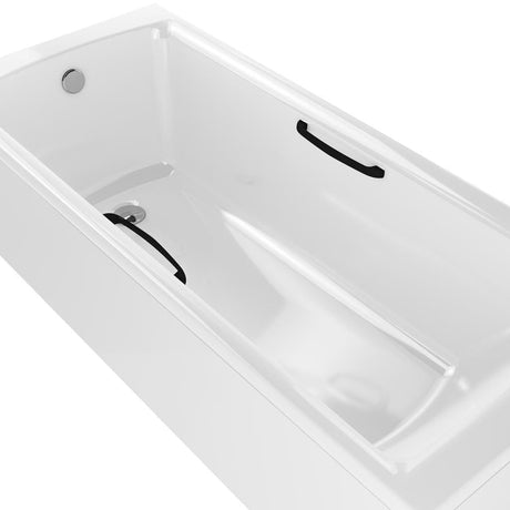 UK Bathroom Store Matt Black Eastbrook Rockall Twin Hand Grips