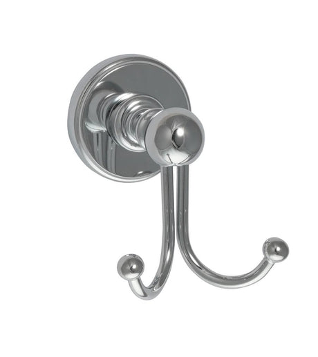 JTP Robe Hook Chrome JTP Grosvenor Double Robe Hook