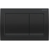 Geberit Flush Plate Black chrome Geberit Alpha Flush Plate with Square Buttons