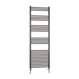 Eastbrook Ladder Rail Eastbrook Wendover Straight Heated Towel Rail in Brushed Gunmetal