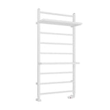Eastbrook Designer Towel Radiator 1200 x 600 / Central Heating Eastbrook Launton Straight Vertical Heated Towel Rail in Matt White