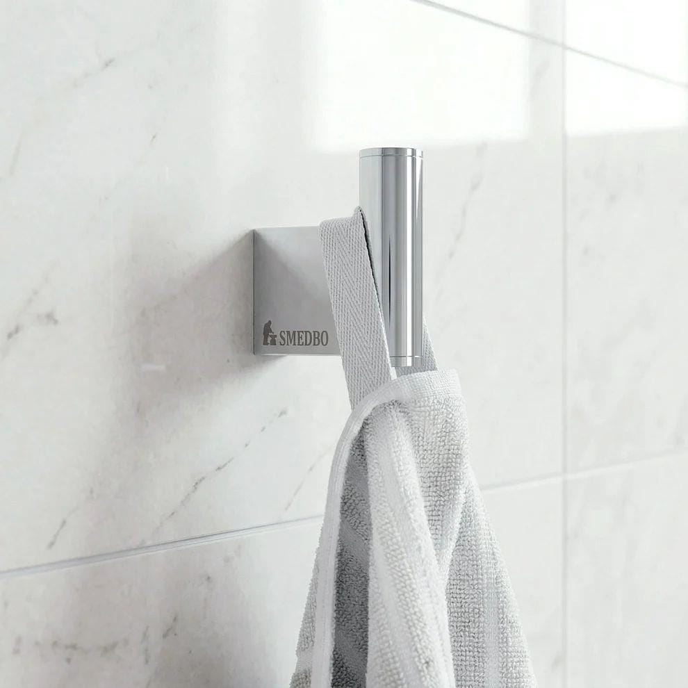 Smedbo Robe Hook Smedbo Air Towel Hook in Chrome