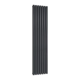 Reina Panel Radiator 1800 x 413mm / Anthracite Reina Neva Vertical Double Panel Central Heating Radiator