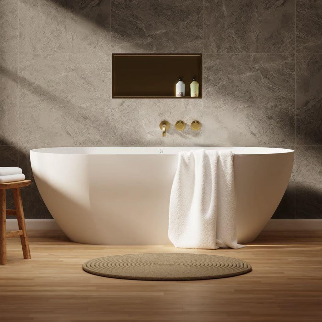 Crosswater Modern Freestanding Bath Matt White / 1700 x 800mm Crosswater MPRO Freestanding Bath