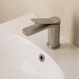 Crosswater Mono Basin Tap Brushed Nickel Crosswater Glide II Mono Basin Mixer Tap