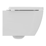Ideal Standard Wall Hung Toilet Ideal Standard i.life S Wall Hung Compact Rimless Toilet with Soft Close Seat