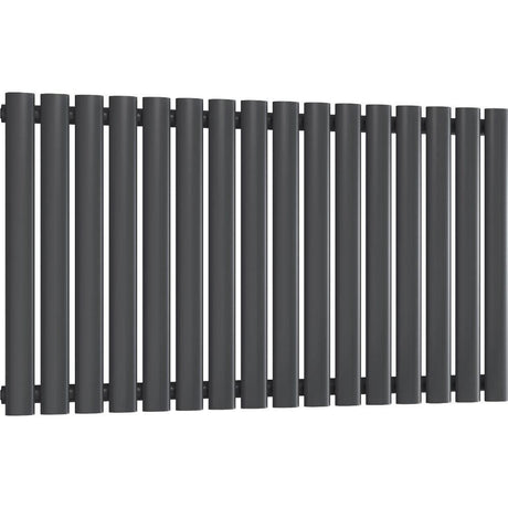 Aquarius Bathrooms Column Radiator Aquarius Athens Single Horizontal Column Radiator in Anthracite