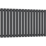 Aquarius Bathrooms Column Radiator Aquarius Athens Single Horizontal Column Radiator in Anthracite