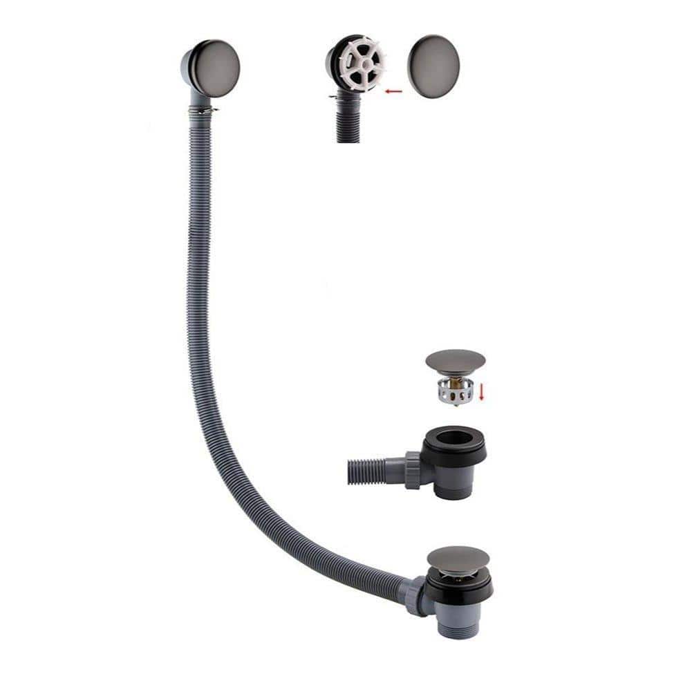 Aquarius Bathrooms Bath Shower Mixer Aquarius Hydro Complete Bath Brassware Pack with Basin Mixer, Bath and Shower Mixer
