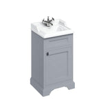 Burlington Cloakroom Vanity Unit Classic Grey / 1 Burlington Freestanding Square Cloakroom Vanity Unit with Basin