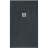 Tissino Rectangle Shower Tray 2200 x 1200mm Tissino Giorgio2 Rectangle Shower Tray in Graphite Slate