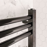 Eastbrook Wendover Straight Heated Towel Rail in Black Gold