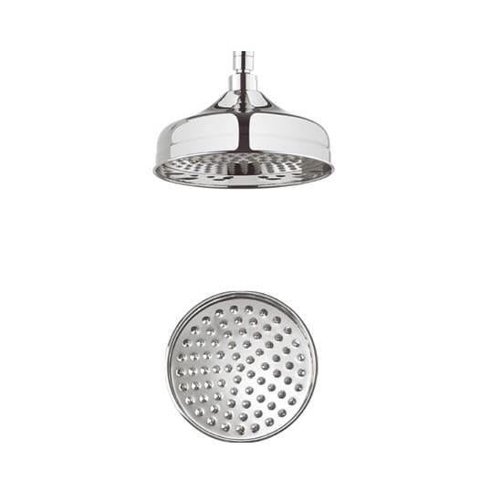 Crosswater Belgravia 200mm Round Fixed Shower Head in Chrome