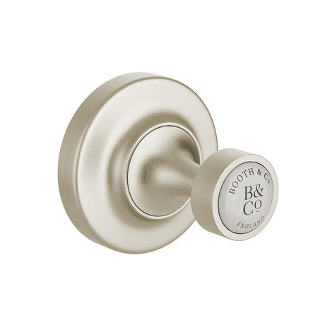Vado Robe Hook Brushed Nickel Booth & Co. Axbridge Robe Hook