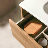 Roca Wall Mounted Vanity Unit Roca Tenet 600mm Wall Mounted Two Drawer Vanity Unit with Basin