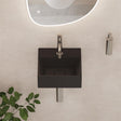 Crosswater Cloakroom Basin Black Matt / 300 x 300mm Crosswater Beck Cloakroom Basin with Waste
