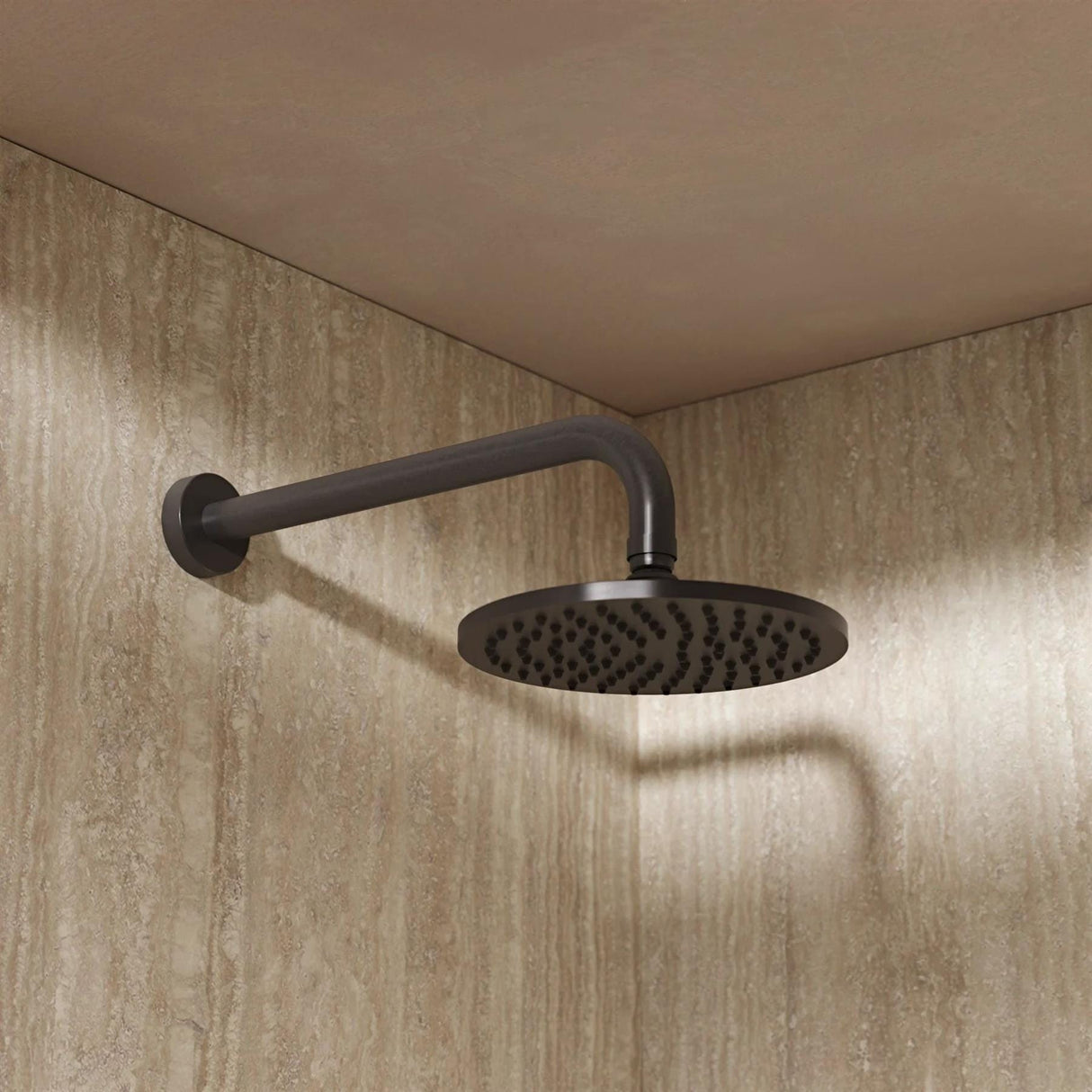 Crosswater Fixed Shower Head Slate Crosswater MPRO 200mm Round Fixed Shower Head