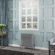 Eastbrook Column Radiator 600 x 608 / Central Heating Eastbrook Rivassa Traditional 3 Column Radiator in Chrome Effect