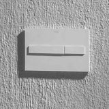 Roca Flush Plate Roca Duplo One PL7 Flush Plate with Square Buttons