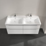 Villeroy & Boch Wall Mounted Vanity Unit Villeroy & Boch Subway 3.0 Wall Hung 1200mm Four Drawer Double Vanity Unit with Basin