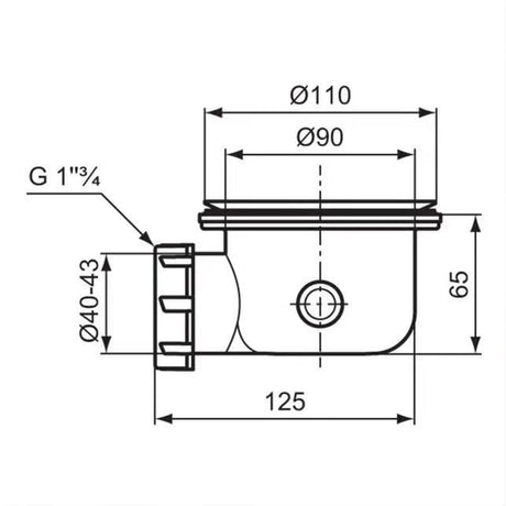 Ideal Standard Shower Tray Waste Ideal Standard Ultra Flat Evo Fast Flow Shower Waste