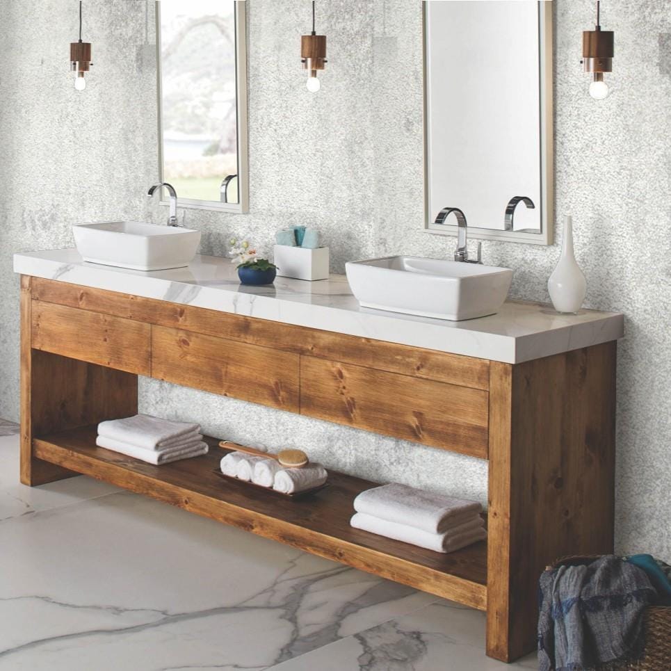 Multipanel Wall Panel Multipanel Contemporary Wall Panel in Arctic Stone