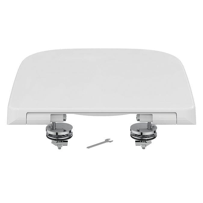 Ideal Standard Toilet Seat Ideal Standard i.life A & S Compact Wrapover Slow Close, Quick Release Toilet Seat in White