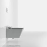 TOTO Wall Hung Toilet TOTO SP Wall Hung Rimless Toilet with Tornado Flush and Soft Close Seat