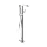 VADO Freestanding Bath Filler Vado Arrondi Freestanding Bath Mixer Tap with Shower Kit  - Chrome - ARR-133-CP