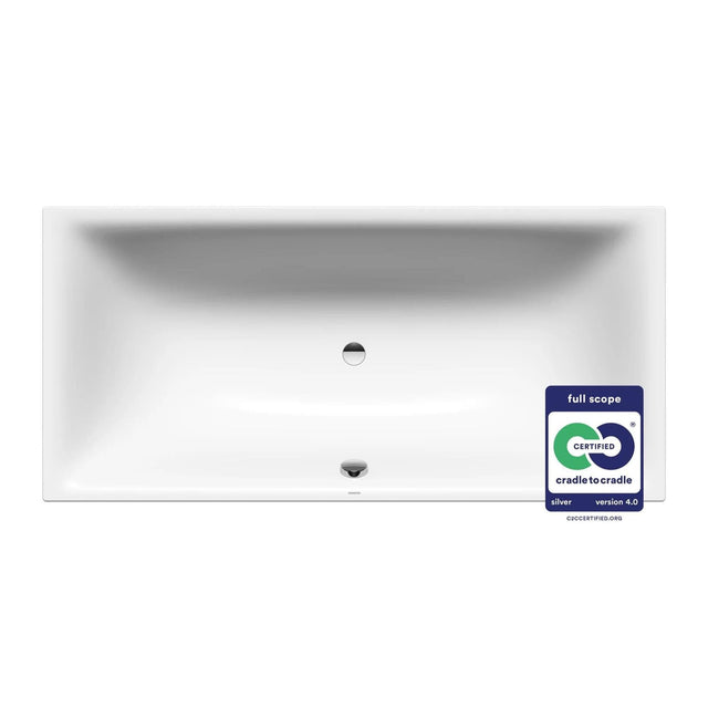 Kaldewei Double Ended Bath Kaldewei Silenio Double Ended Steel Bath with Leg Set