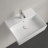 Villeroy & Boch Wall Hung Basin Villeroy & Boch Memento 2.0 Wall Hung Basin with Overflow in White Alpin