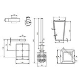 Villeroy & Boch Toilet Brush Villeroy & Boch Elements - Striking Toilet Brush Set